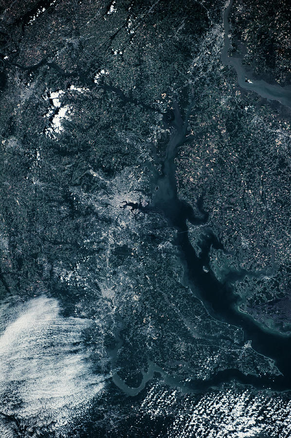Satellite View Of Baltimore, Maryland #1 Photograph by Panoramic Images