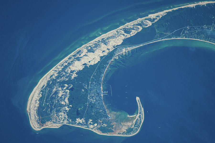 Beach Photograph - Satellite View Of Cape Cod National #1 by Panoramic Images