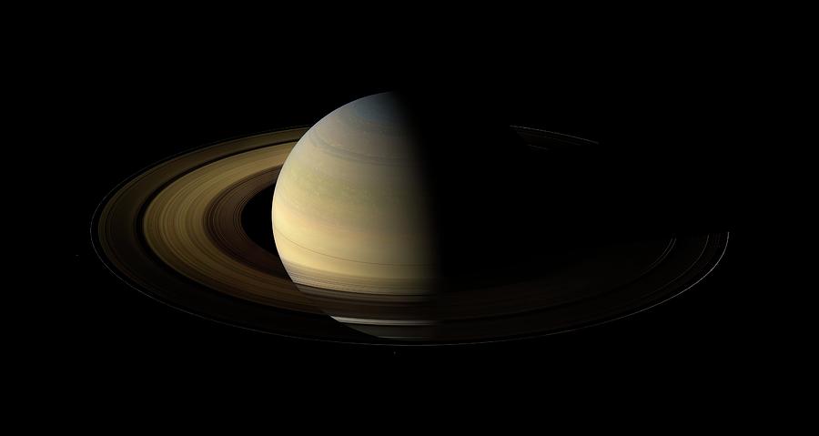 Saturn Equinox #1 Photograph by Nasa/jpl/space Science Institute/science Photo Library