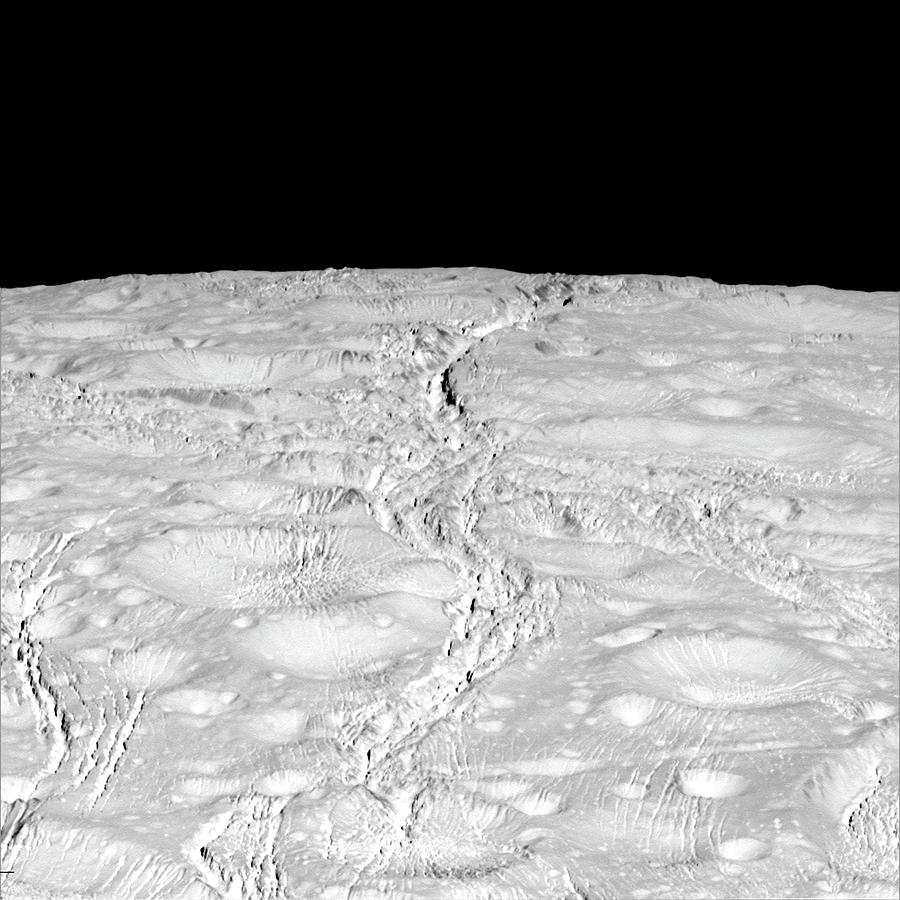 Saturns Moon Enceladus #1 Photograph by Nasa/jpl-caltech/space Science Institute/science Photo Library