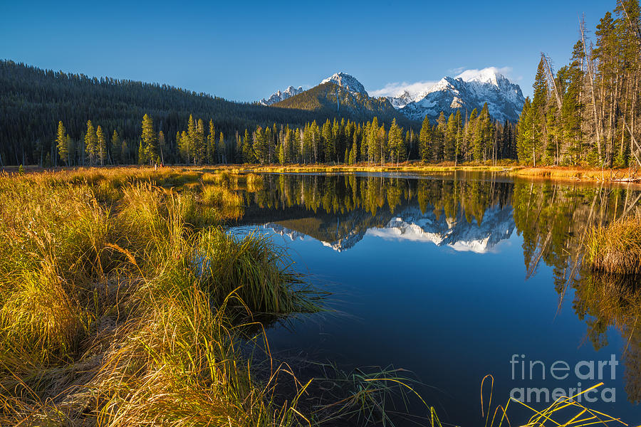 Sawtooth morning in Stanley Idaho #1 Photograph by Vishwanath Bhat