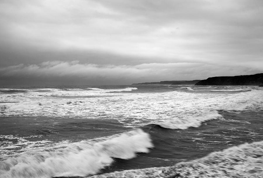 Scarborough waves #1 Photograph by Ian Middleton