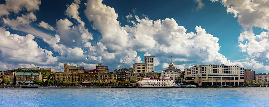 Scenic And Historic Savannah Georgia Photograph By Panoramic Images