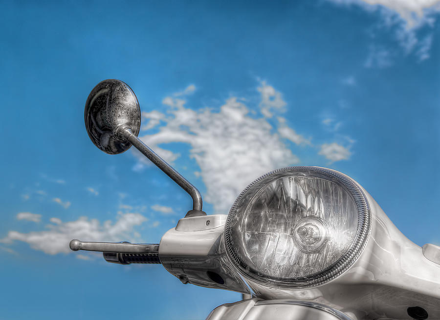 Scooter Photograph - Scooter by Leonardo Marangi Scooter Photograph - Scooter by Leonardo Marangi