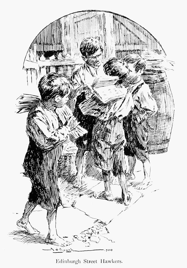 Scotland Child Labor, 1905 Drawing by Granger Fine Art America