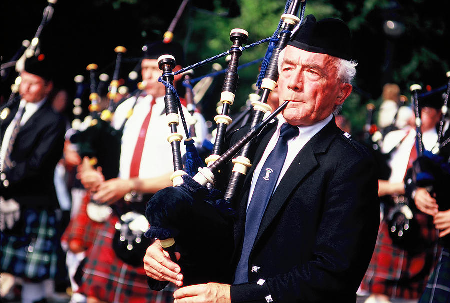 Scottish band. Photograph by Oscar Williams - Fine Art America