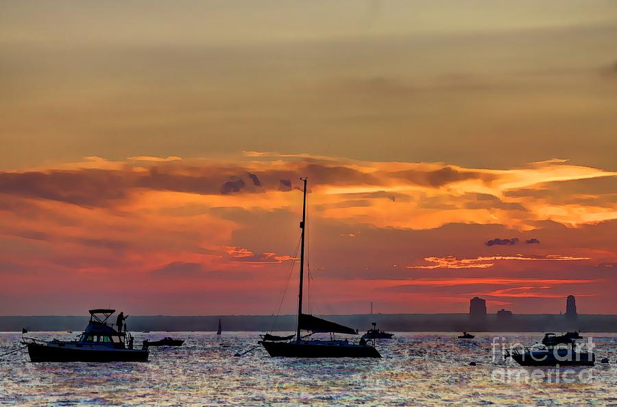 Sea Cliff Sunset #1 Photograph by Jeff Breiman