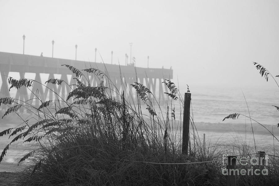 Sea Fog In Black and White #2 Photograph by Bob Sample