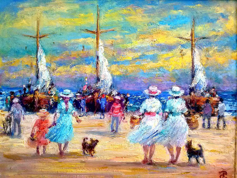 Sea Market #1 Painting by Philip Corley