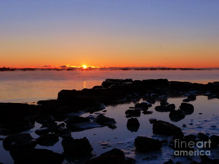 Sea Smoke Sunrise by Christine Stack Sea Smoke Sunrise by Christine Stack
