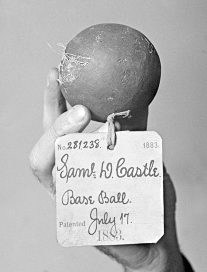 Seamless Baseball Patent, 1883 #1 Photograph by Science Source