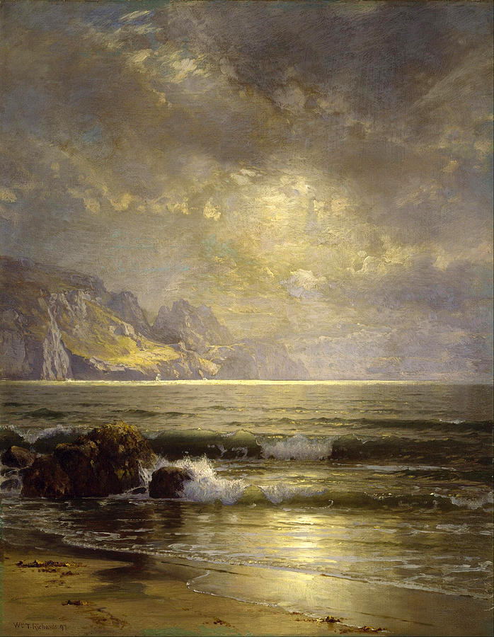 Seascape #4 Painting by William Trost Richards