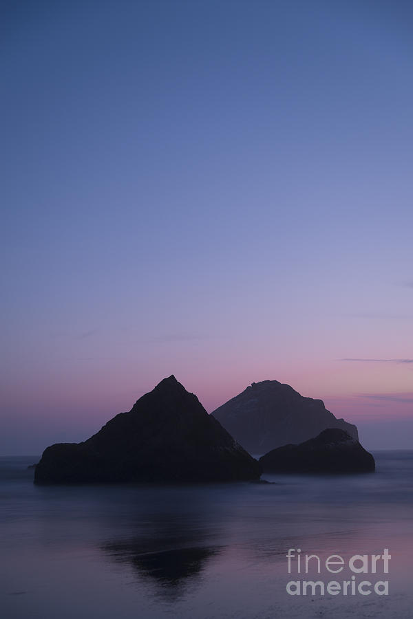Seastacks At Twilight #1 Photograph by John Shaw