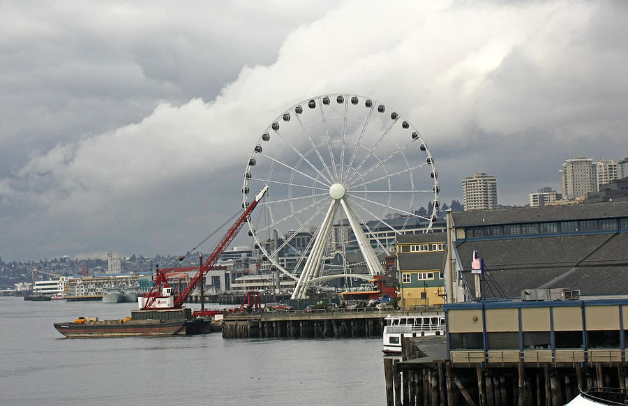 Seattle Ferris Wheel Photograph by James Connor - Fine Art America