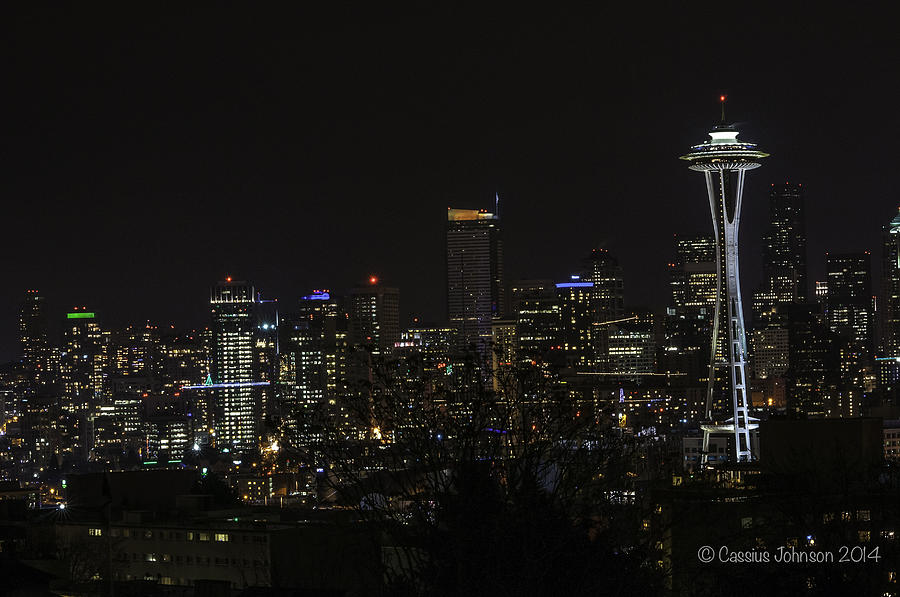 Seattle Skyline 1 #1 Photograph by Cassius Johnson