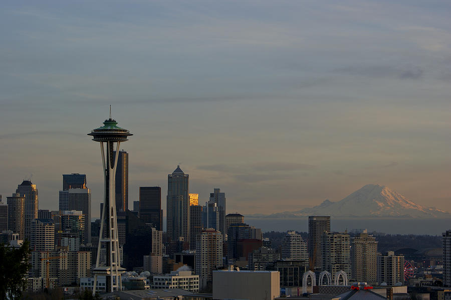 Seattle Skyline #1 Photograph by Brian Kamprath