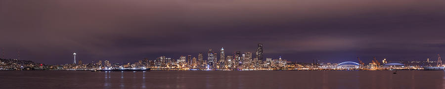 Seattle Skyline #1 Photograph by Dustin LeFevre