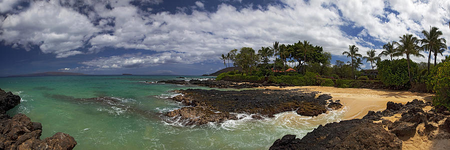 Secret Beach Pano #1 Photograph by James Roemmling