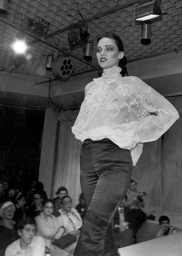 See Through Blouse By Chloe #1 Photograph by Underwood Archives