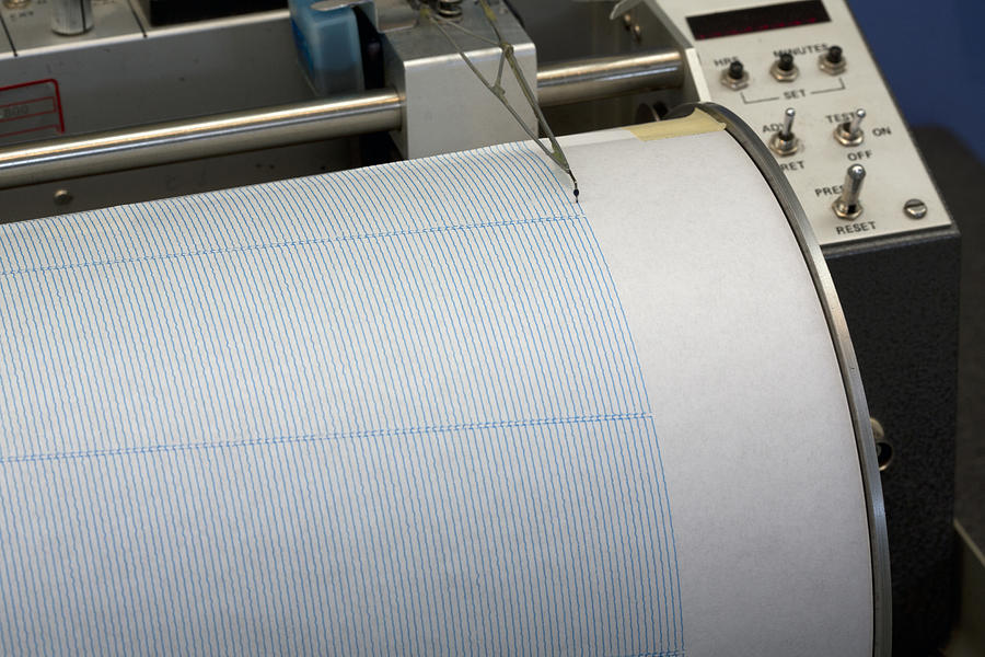 Seismograph #1 Photograph by Science Stock Photography