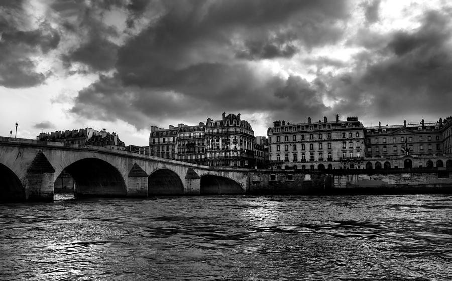 Sena river in Paris after storm #1 Photograph by Radoslav Nedelchev ...