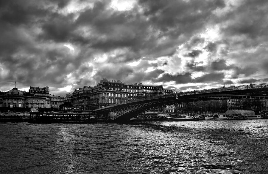 Sena River Incoming Storm Photograph by Radoslav Nedelchev - Fine Art ...