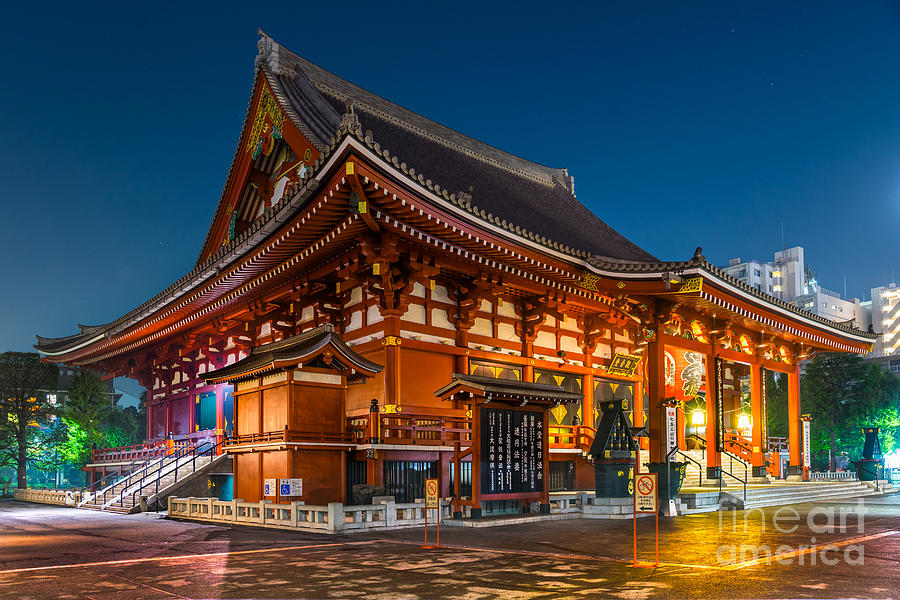 Senso-ji Temple in Asakusa - Tokyo - Japan #1 Photograph by Luciano Mortula
