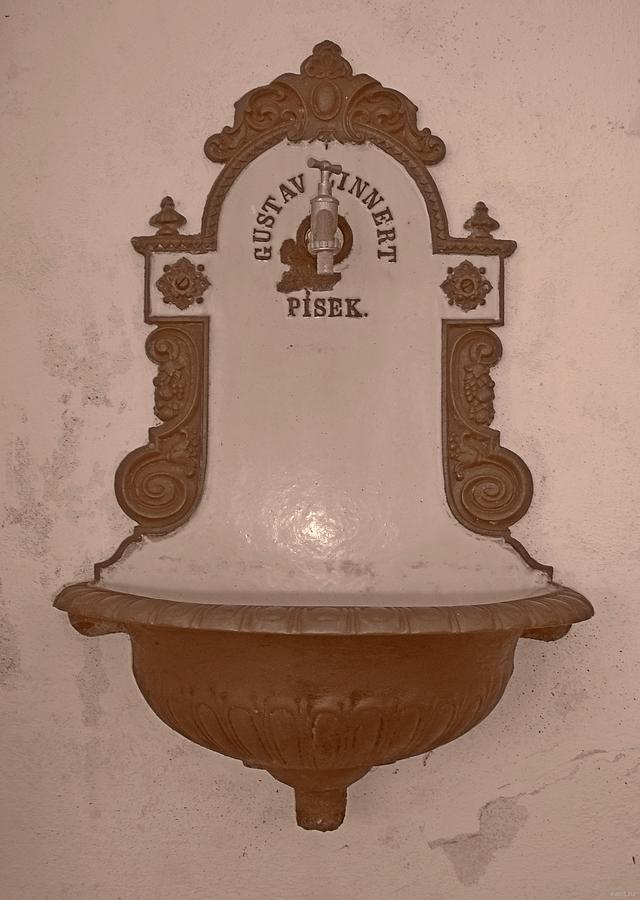 Sepia Bohemian Water Fountain #1 Photograph by Jeff at JSJ Photography