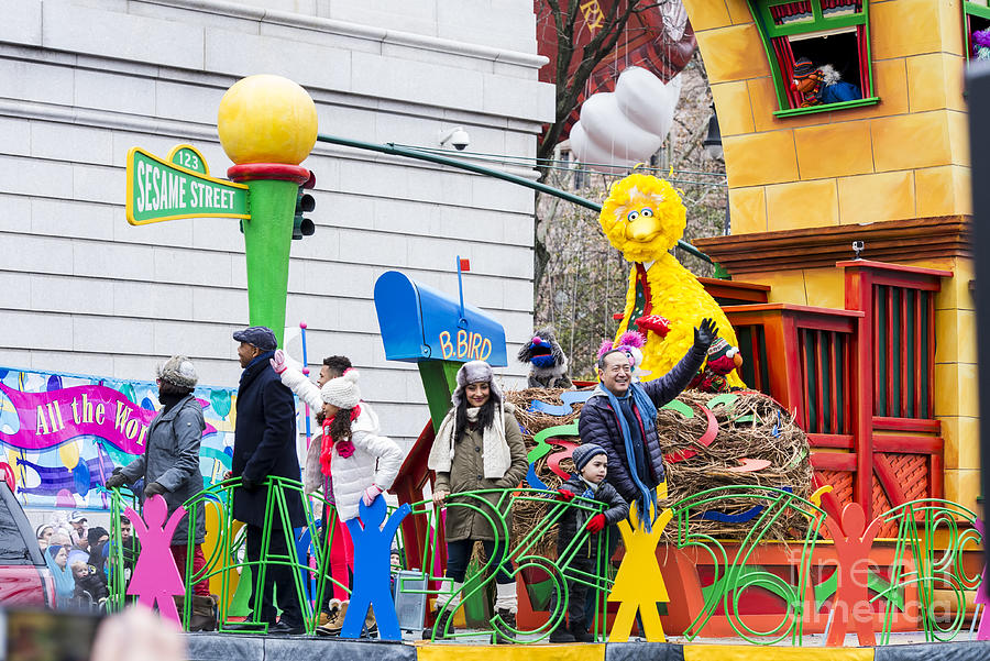 Sesame Street Float at Macys Thanksgiving Day Parade #2 Photograph by David Oppenheimer