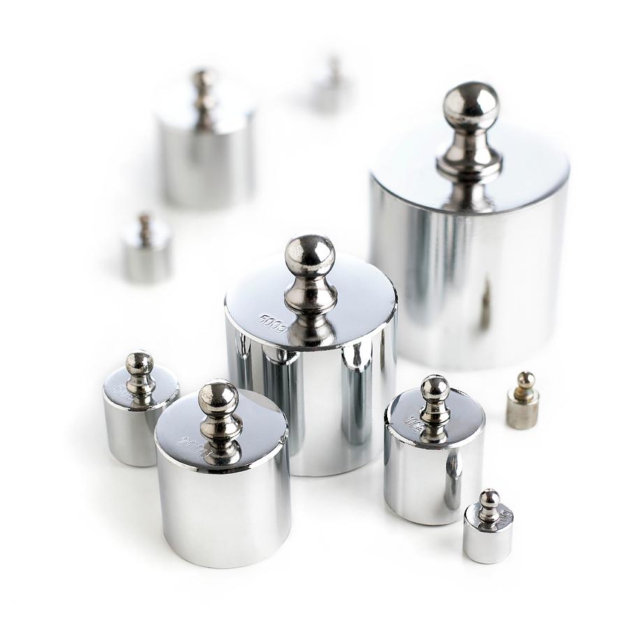Set Of Weights Photograph by Science Photo Library Fine Art America