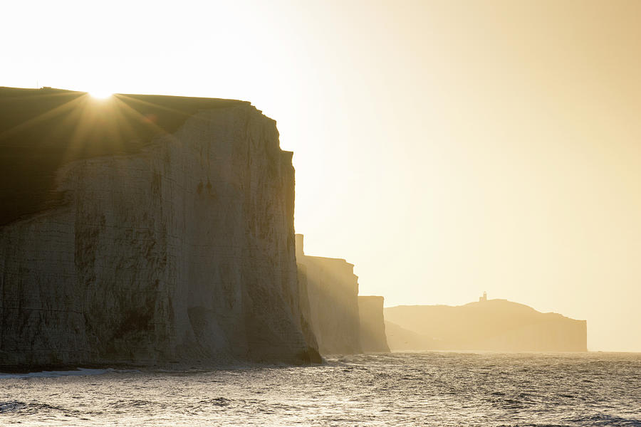 Seven Sisters From Cuckmere Haven Beach #1 Photograph by James Warwick