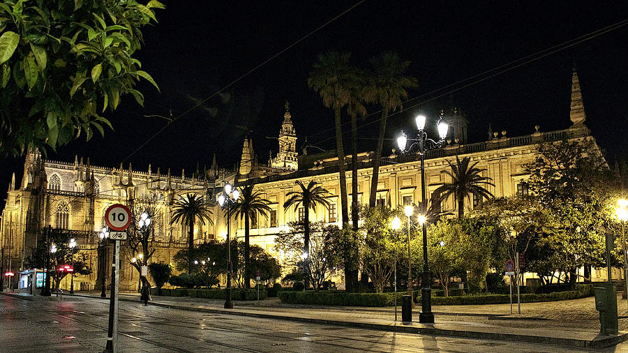 Seville nights #1 Photograph by Pedro Fernandez