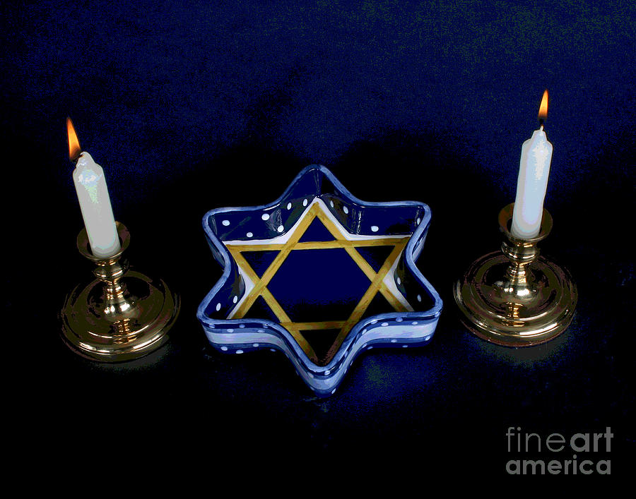 Shabbos Candles #1 Photograph by Larry Oskin