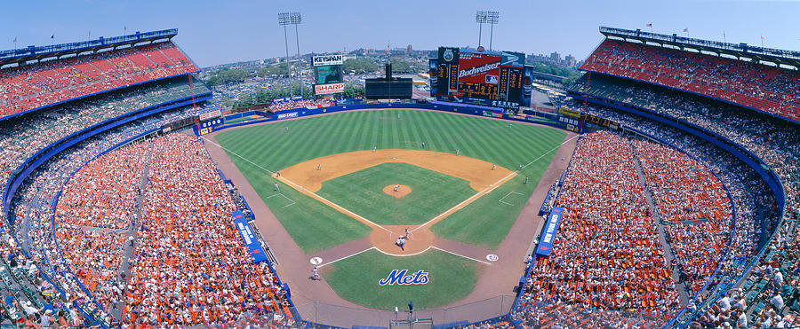 Shea Stadium, Ny Mets V. Sf Giants, New Photograph by Panoramic Images