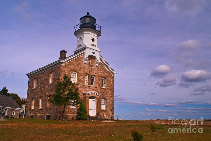Sheffield Island Light.  Photograph by New England Photography