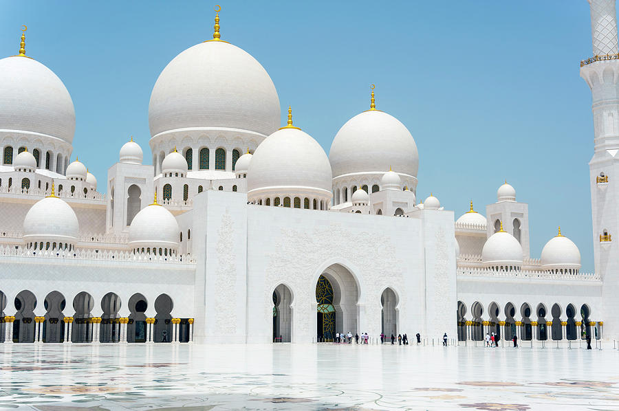 Sheikh Zayed Grand Mosque, Abu Dhabi #1 Photograph by John Harper