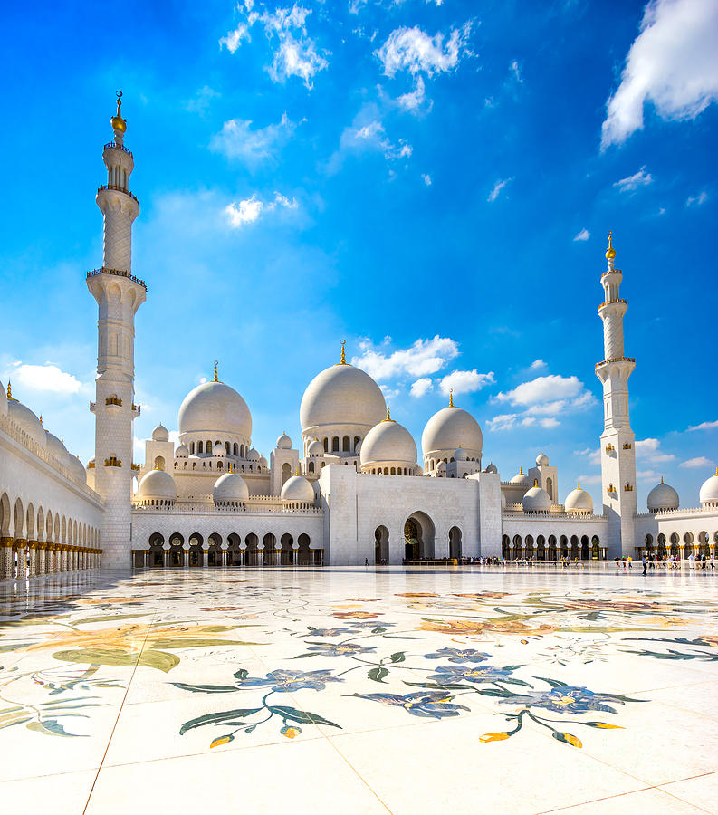 Sheikh Zayed Mosque - Abu Dhabi - UAE #1 Photograph by Luciano Mortula