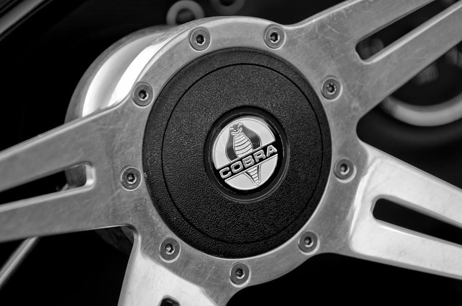 Shelby Cobra Steering Wheel #1 Photograph by Jill Reger