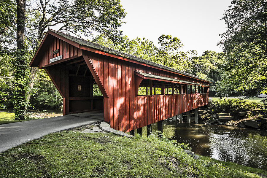 Shelby Covered Bridge #1 Photograph by Chris Smith