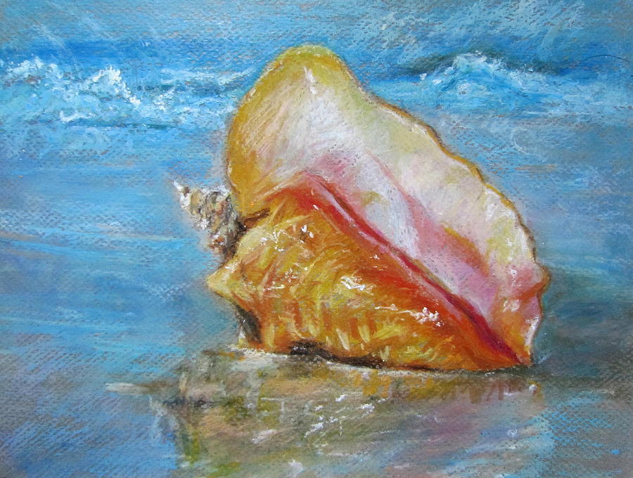Shell Beach #1 Painting by Jieming Wang