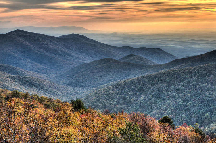 Shenandoah National Park Sunset #1 Photograph by Pierre Leclerc Photography