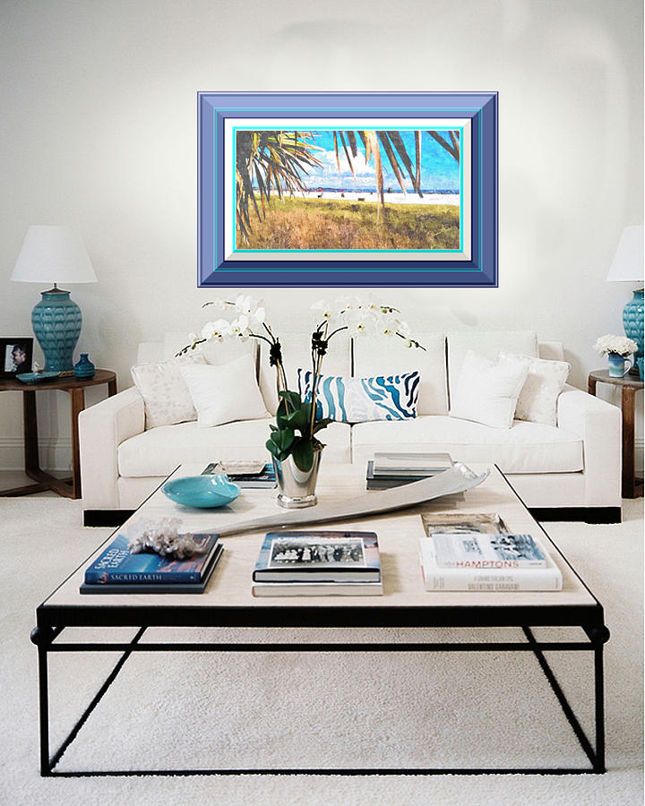 Shown Hung on Wall - Siesta Key In Fall #1 Photograph by Susan Molnar