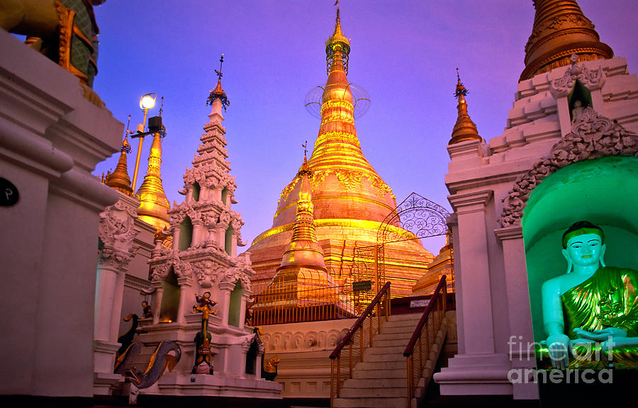 Shwedagon Paya - Yangoon #1 Photograph by Luciano Mortula
