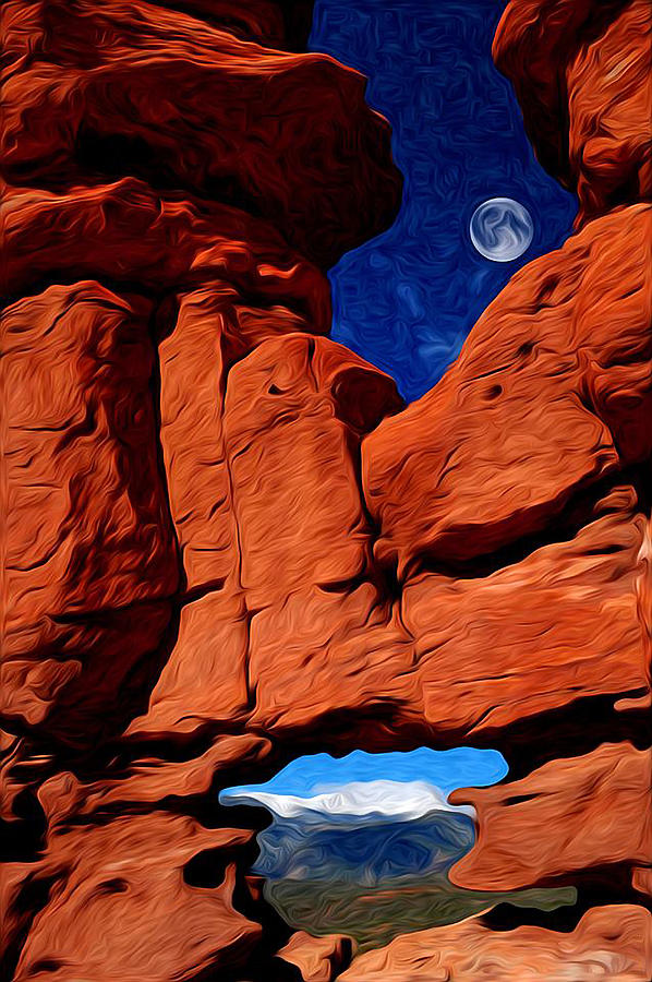 Colorado Springs Photograph - Siamese Twins Rock Formation at Garden of the Gods #1 by John Hoffman