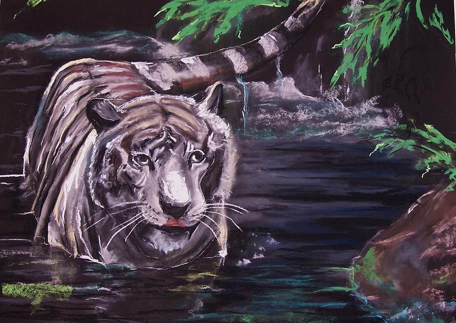 Animal Pastel - Siberian Tiger #1 by Peter Suhocke