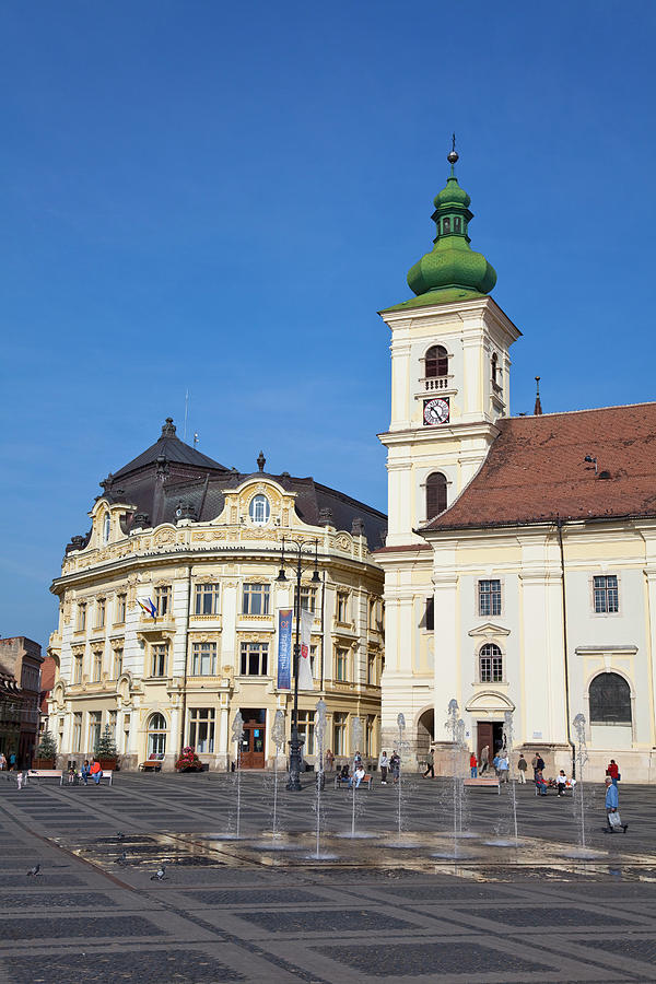 Sibiu, Hermannstadt In Transylvania Canvas Print