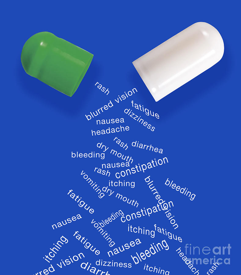 Medical Photograph - Side Effects Of Medication #1 by Monica Schroeder