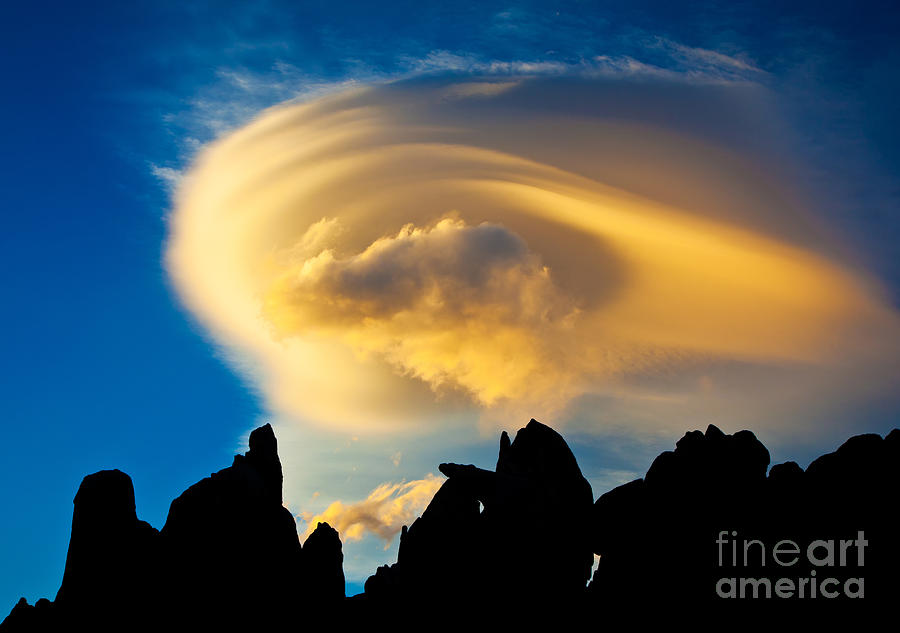 Sierra Wave Cloud Photograph by Mimi Ditchie