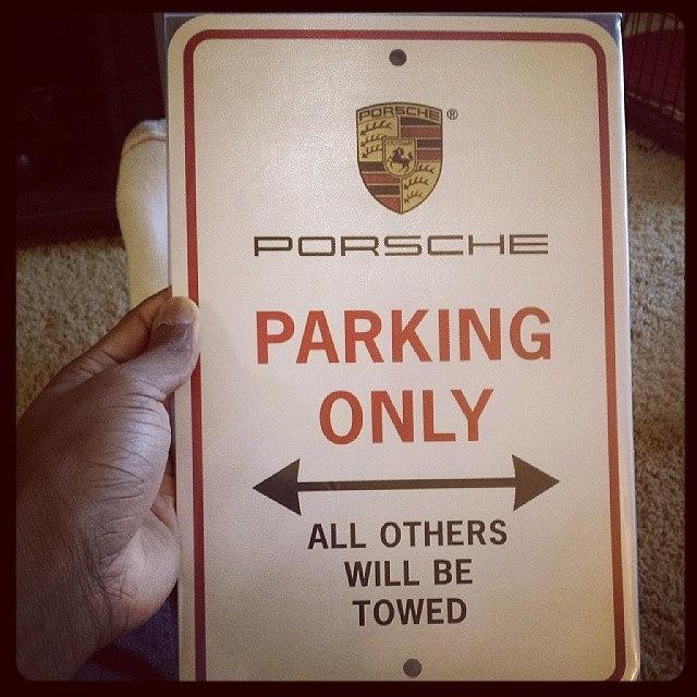 1) Sign For Porsche.........check
2) Photograph by Zane Blades