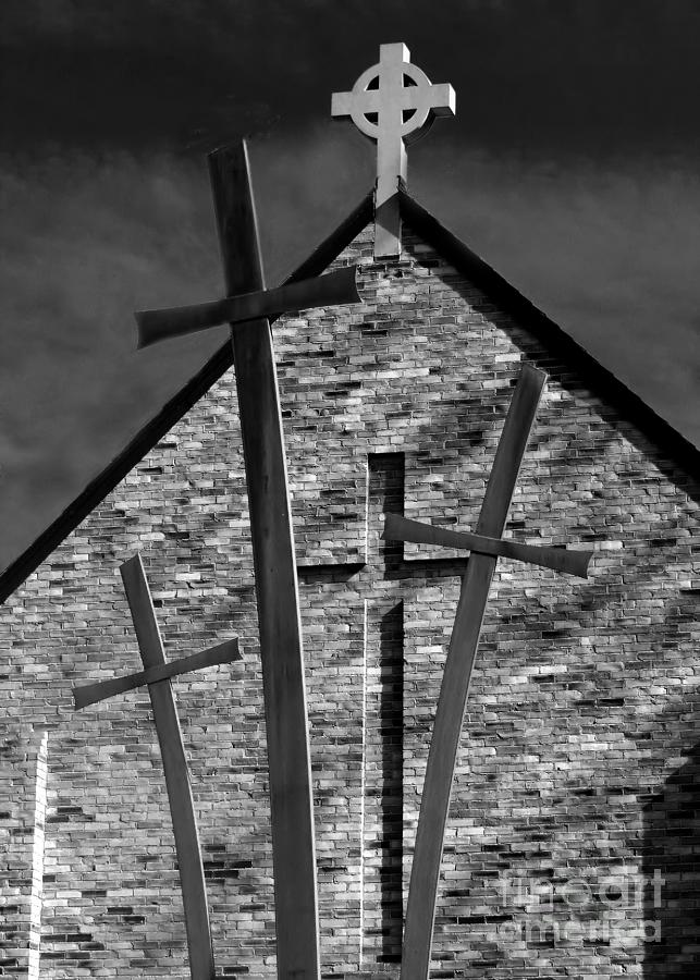 Architecture Photograph - Sign Of The Cross by Geoff Crego